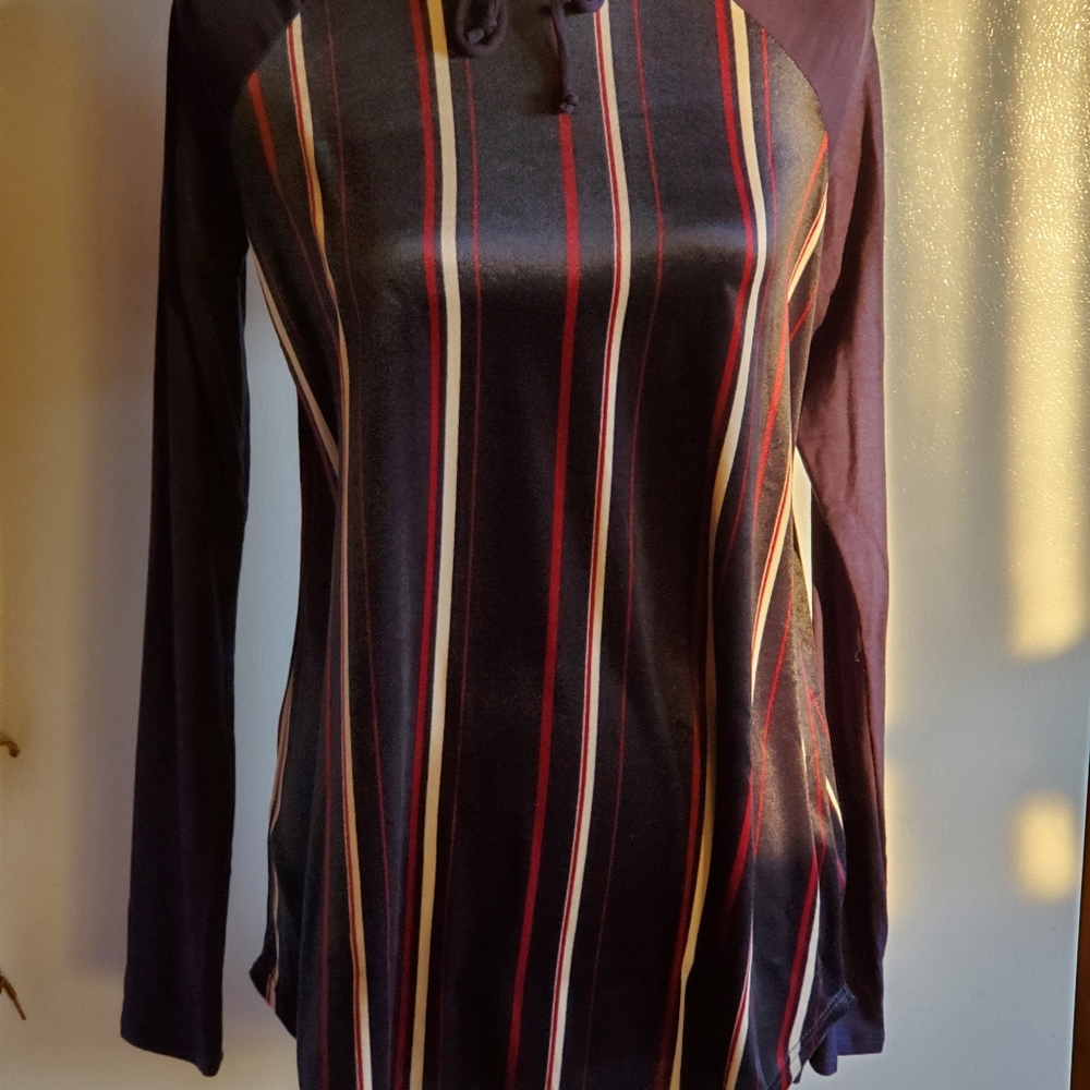 NWT MTS Striped Hoodie